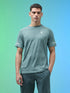 Men Melange Slim Fit Crew Neck T-shirt with MELANGE