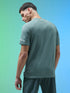 Men Melange Slim Fit Crew Neck T-shirt with MELANGE