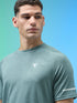 Men Melange Slim Fit Crew Neck T-shirt with MELANGE