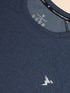 Men Melange Slim Fit Crew Neck T-shirt with MELANGE