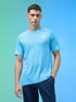 Men Melange Slim Fit Crew Neck T-shirt with MELANGE