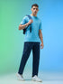 Men Melange Slim Fit Crew Neck T-shirt with MELANGE