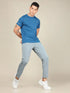 Men Melange Slim Fit Crew Neck T-shirt with MELANGE