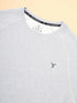 Men Melange Slim Fit Crew Neck T-shirt with MELANGE