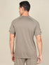 Men Melange Slim Fit Crew Neck T-shirt with MELANGE