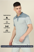 Men Colorblock Slim Fit Polo T-shirt with DOUBLE COOL