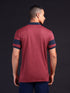 Men Melange Slim Fit Polo T-shirt with DOUBLE COOL