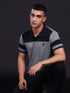 Men Melange Slim Fit Polo T-shirt with DOUBLE COOL