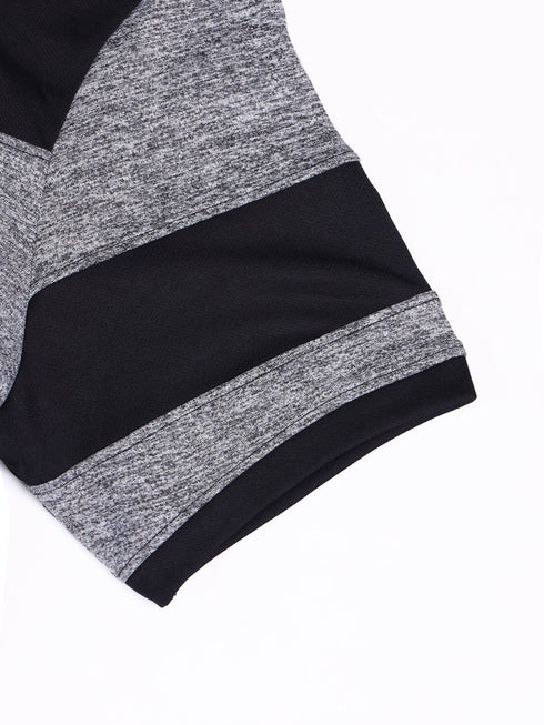 Men Melange Slim Fit Polo T-shirt with DOUBLE COOL