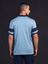 Men Melange Slim Fit Polo T-shirt with DOUBLE COOL