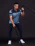 Men Melange Slim Fit Polo T-shirt with DOUBLE COOL