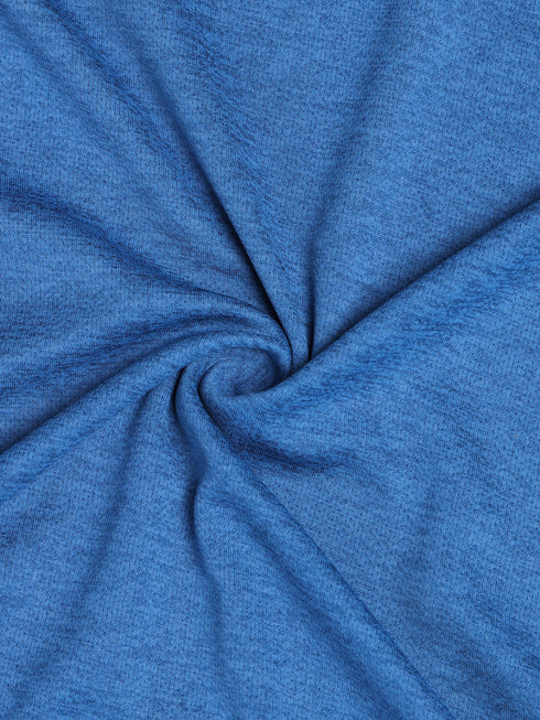 Men Melange Slim Fit Polo T-shirt with DOUBLE COOL