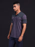 Men Melange Slim Fit Polo T-shirt with DOUBLE COOL