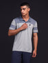 Men Melange Slim Fit Polo T-shirt with DOUBLE COOL