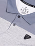 Men Melange Slim Fit Polo T-shirt with DOUBLE COOL