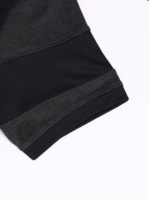 Men Melange Slim Fit Polo T-shirt with DOUBLE COOL