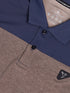 Men Melange Slim Fit Polo T-shirt with DOUBLE COOL