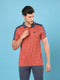Men Slim Polo Neck T-shirt with DOUBLECOOL
