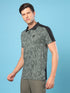 Men Slim Polo Neck T-shirt with DOUBLECOOL