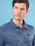 Men Slim Polo Neck T-shirt with DOUBLECOOL