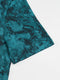 Men Abstract Print Slim Fit Crew Neck T-shirt with TECHNO COOL+