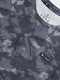 Men Abstract Print Slim Fit Crew Neck T-shirt with TECHNO COOL+