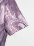 Men Abstract Print Slim Fit Crew Neck T-shirt with TECHNO COOL+