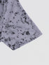 Men Abstract Print Slim Fit Crew Neck T-shirt with TECHNO COOL+