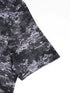 Men Abstract Print Slim Fit Crew Neck T-shirt with TECHNO COOL+