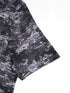 Men Abstract Print Slim Fit Crew Neck T-shirt with TECHNO COOL+
