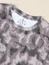 Men Abstract Print Slim Fit Crew Neck T-shirt with TECHNO COOL+