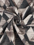 Men Abstract Print Slim Fit Crew Neck T-shirt with TECHNO COOL+