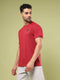 Men Solid Slim Fit Crew Neck T-shirt with DOUBLE COOL