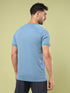 Men Solid Slim Fit Crew Neck T-shirt with DOUBLE COOL