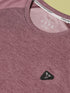 Men Solid Slim Fit Crew Neck T-shirt with DOUBLE COOL
