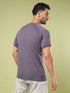 Men Solid Slim Fit Crew Neck T-shirt with DOUBLE COOL
