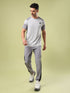 Men Solid Slim Fit Crew Neck T-shirt with DOUBLE COOL