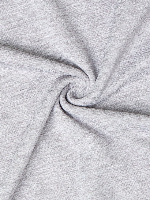 Men Solid Slim Fit Crew Neck T-shirt with DOUBLE COOL