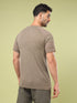 Men Solid Slim Fit Crew Neck T-shirt with DOUBLE COOL