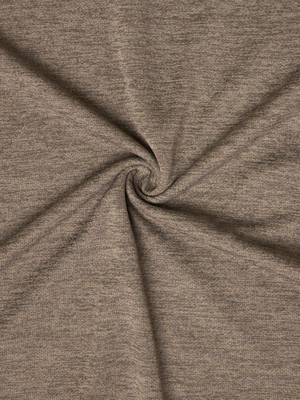 Men Solid Slim Fit Crew Neck T-shirt with DOUBLE COOL