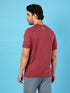 Men Solid Slim Fit Crew Neck T-shirt with DOUBLE COOL