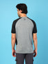 Men Solid Slim Fit Crew Neck T-shirt with DOUBLE COOL