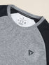 Men Solid Slim Fit Crew Neck T-shirt with DOUBLE COOL