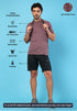 Men Solid Slim Fit Crew Neck T-shirt with DOUBLE COOL