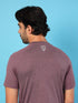 Men Solid Slim Fit Crew Neck T-shirt with DOUBLE COOL