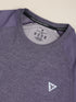 Men Solid Slim Fit Crew Neck T-shirt with DOUBLE COOL
