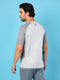 Men Solid Slim Fit Crew Neck T-shirt with DOUBLE COOL