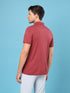 Men Solid Slim Fit Polo T-shirt with MATPIQ