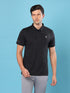 Men Solid Slim Fit Polo T-shirt with MATPIQ