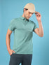 Men Solid Slim Fit Polo T-shirt with MATPIQ